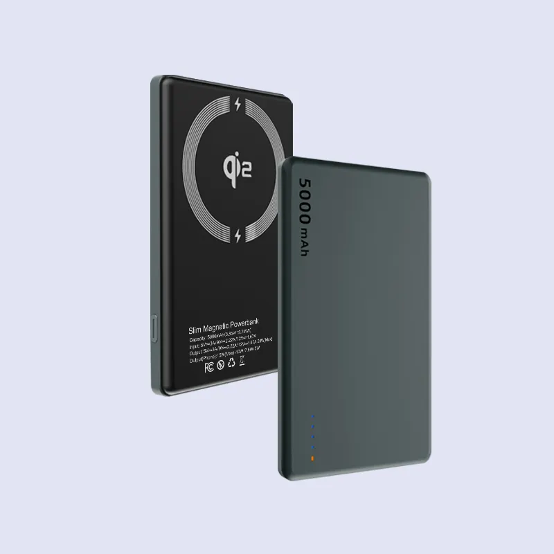 5000mAh Magnetic Wireless Power Bank 15W Fast Charger for iPhone (4)